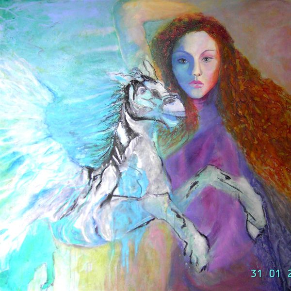 Mädchen und Schimmel